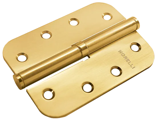 Петля карточная разъемная MSND-C 100X70X2.5 SG R с подшипником стальная левая, врезная, цвет матовое золото фото купить Астана