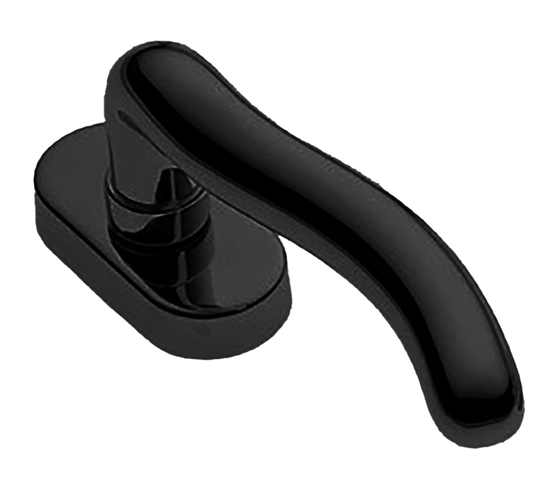 Ручка оконная SNAKE W1 NERO, цвет - черный фото купить Астана