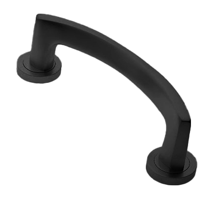 Ручка-скоба WIND PH NERO, цвет - черный фото фурнитура Астана