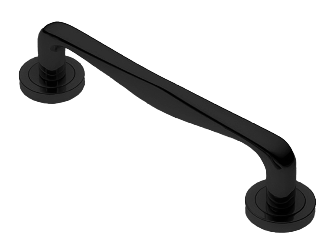 Ручка-скоба PETRA PH NERO, цвет - черный фото купить Астана