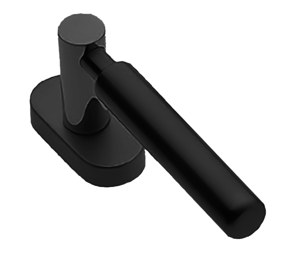 Ручка оконная CLOUD W1 NERO, цвет - черный фото купить Астана