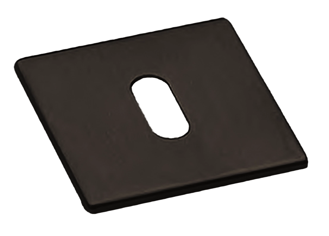 Накладка на ключевой цилиндр LUX-FK-S5 ANT на квадратной розетке под ключ буратино, цвет - антрацит фото купить Астана