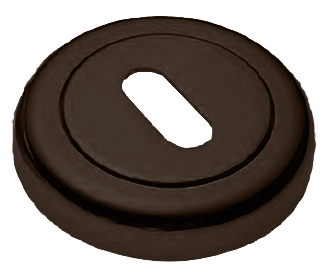 Накладка на ключевой цилиндр LUX-FK-R4 ANT на круглой розетке под ключ буратино, цвет - антрацит фото купить Астана