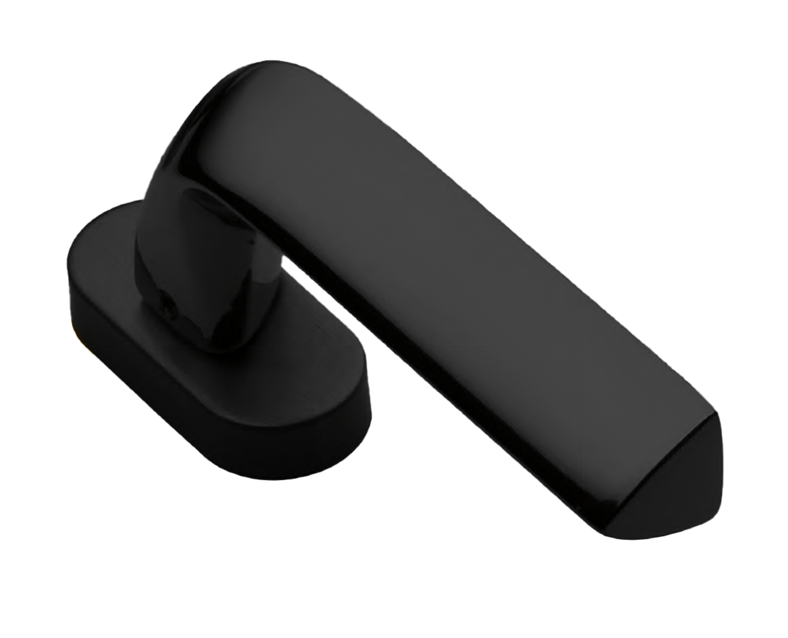 Ручка оконная MATRIX W1 NERO, цвет - черный фото купить Астана