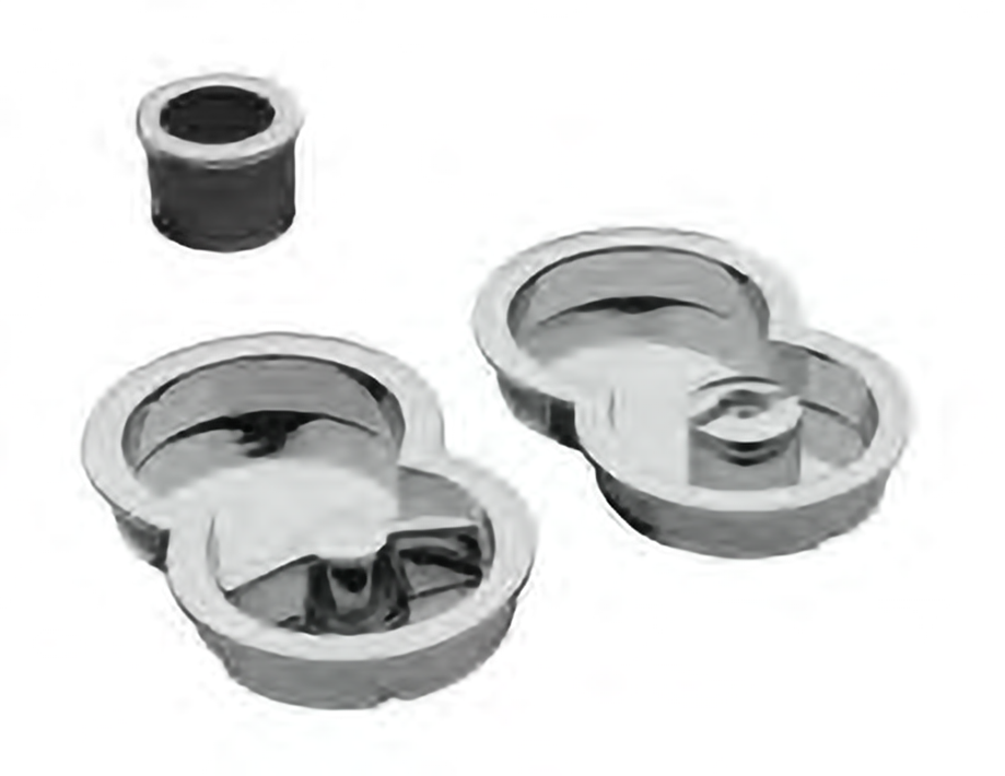 Комплект ручек INFINITY ART.85/A CRO с заверткой для раздвижной двери с торцевой ручкой, цвет - хром фото купить Астана