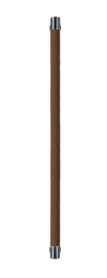 Ручка-скоба HIDE LEATHER PH/B NERO/TESTA DI MORO, цвет - черный/темно-коричневый фото купить Астана