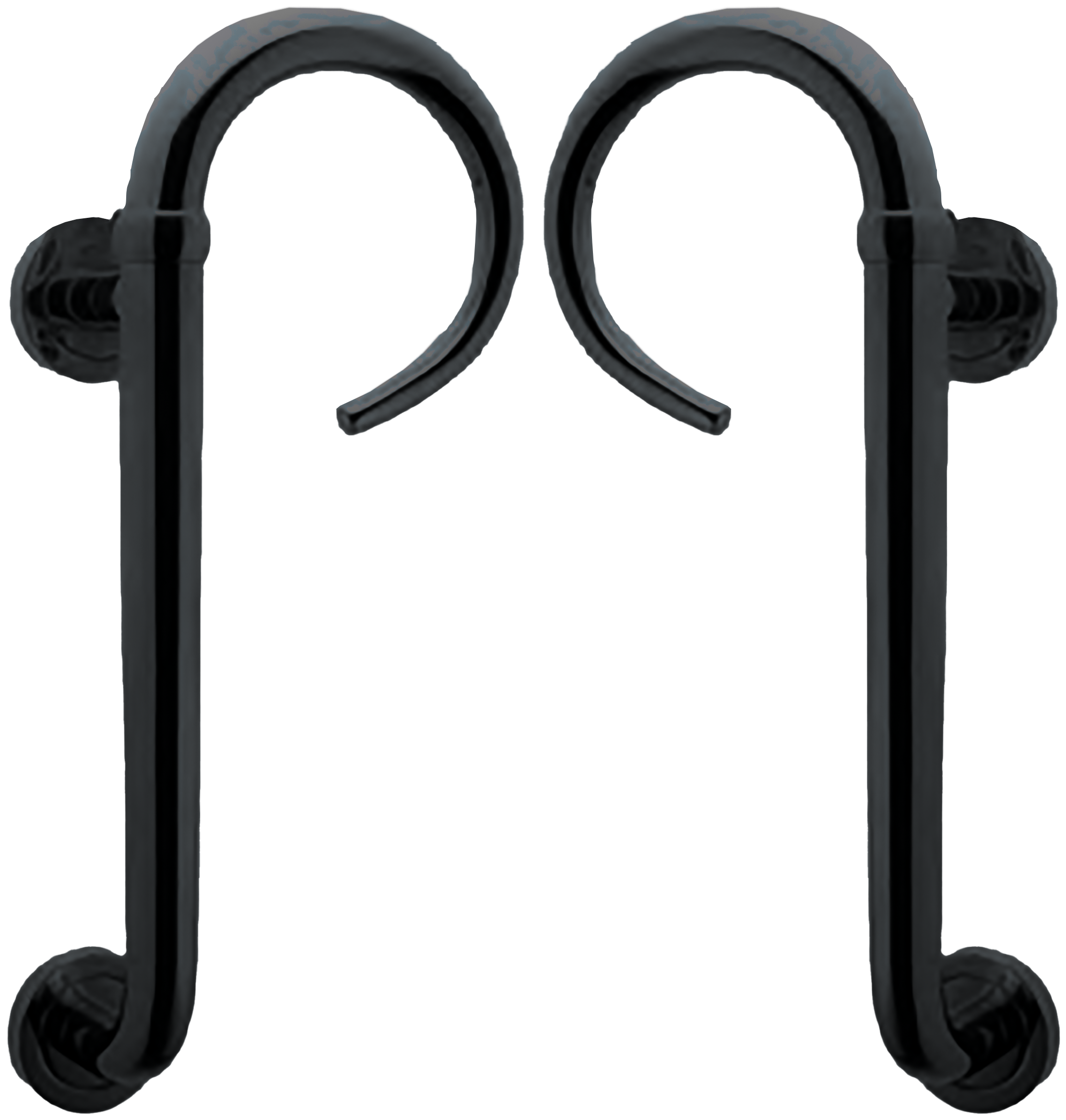 Ручка-скоба LANGOUST PH NERO, цвет - черный фото купить Астана