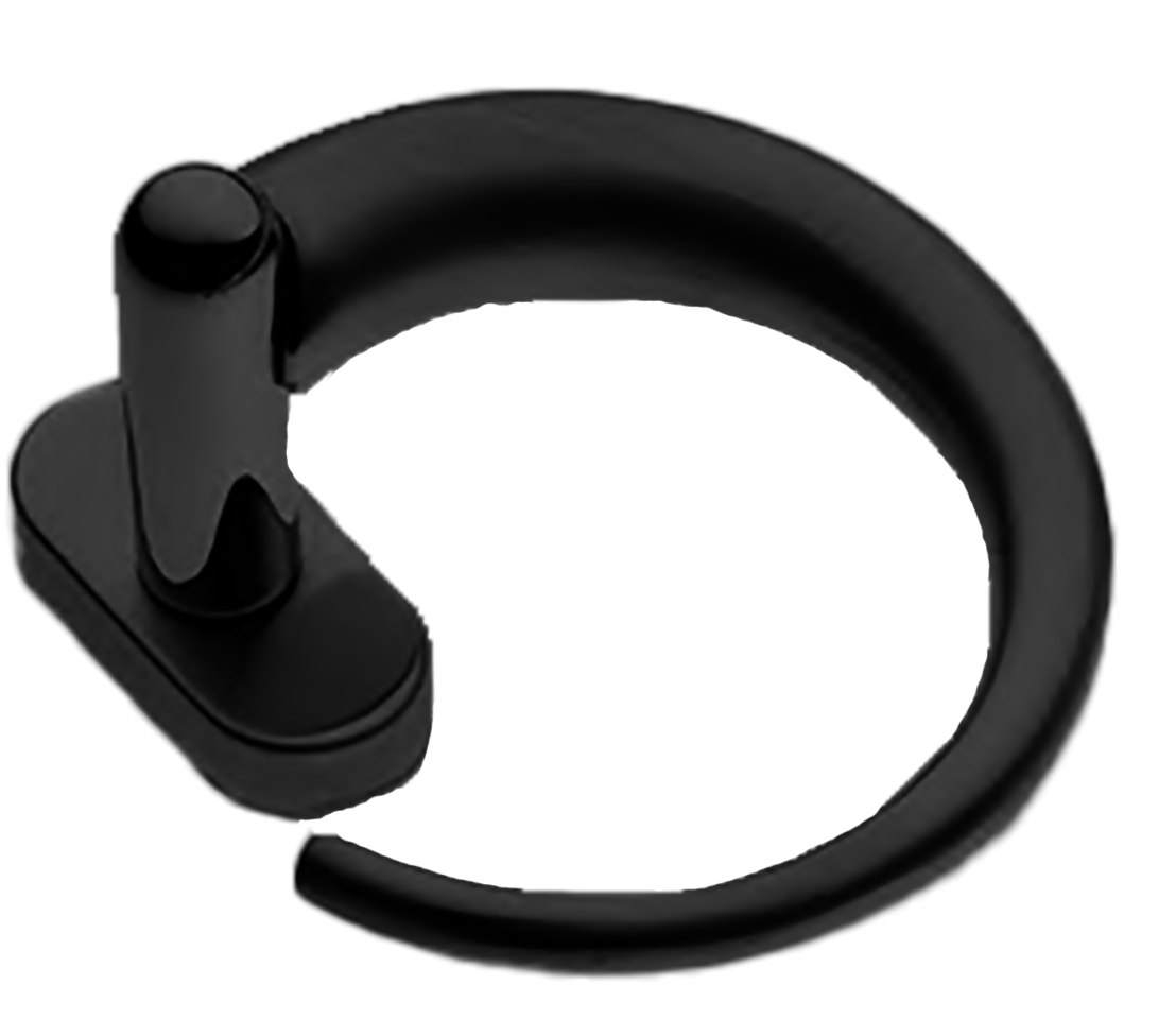 Ручка оконная LANGOUST W1 NERO, цвет - черный фото купить Астана