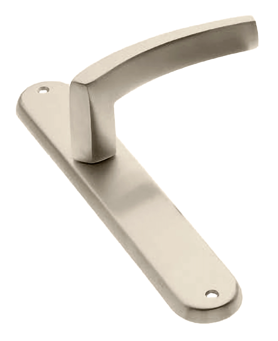 Ручка дверная на планке WIND PL NIS, цвет матовый никель, латунь фото купить в Астане