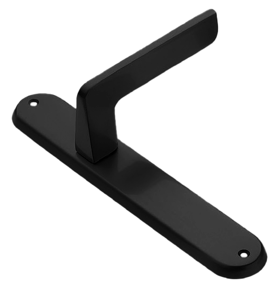 Ручка дверная на планке ROCK PL NERO, цвет черный, латунь фото купить в Астане