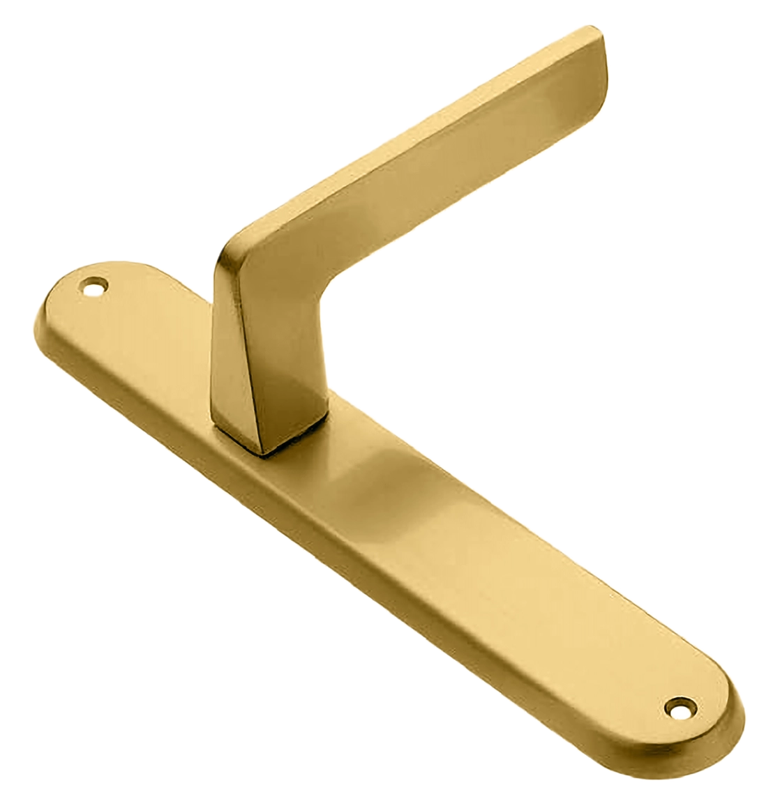 Ручка дверная на планке ROCK PL OSA, цвет матовое золото, латунь фото купить в Астане