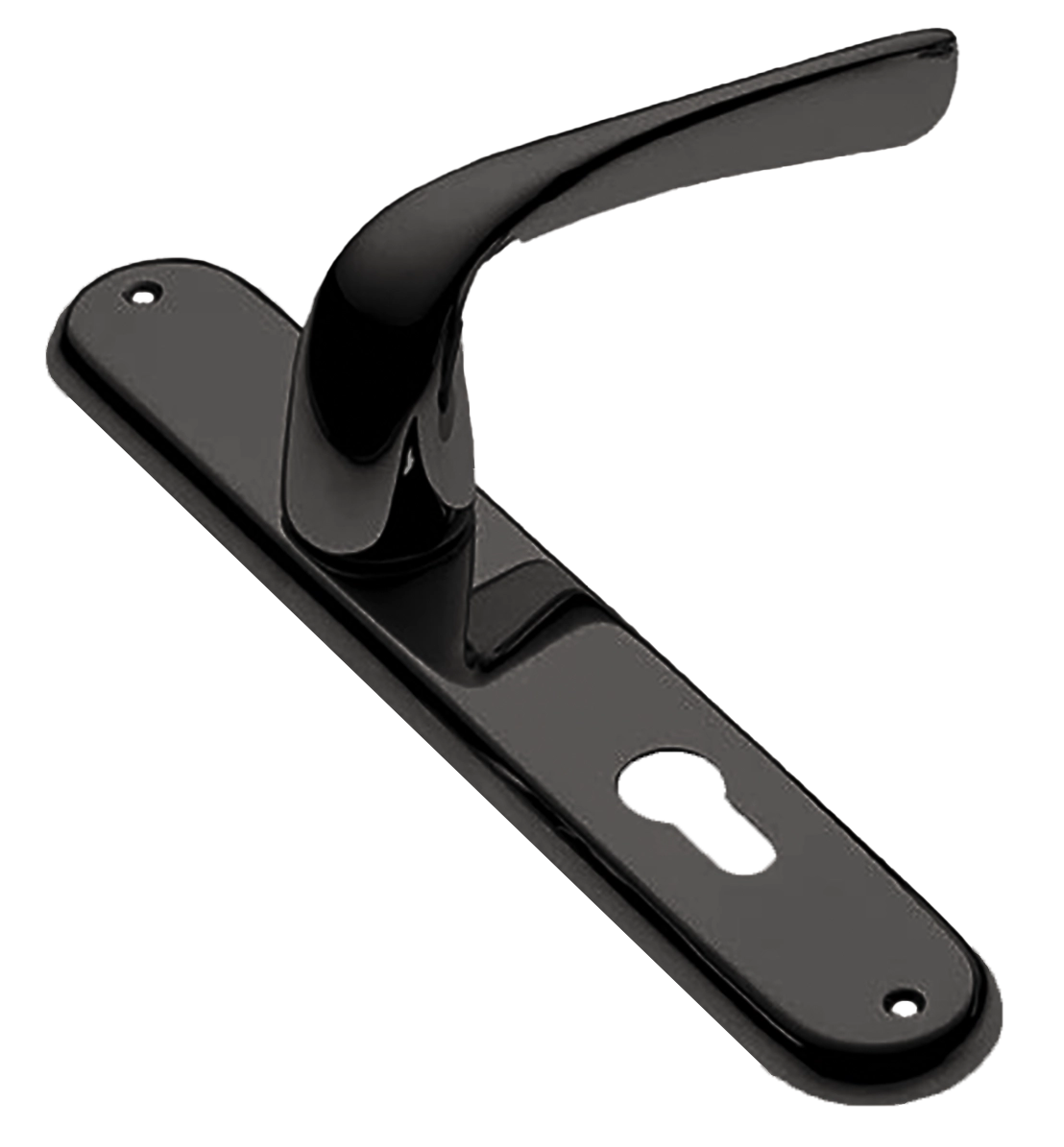 Ручка дверная на планке LE MANS PL NIN, цвет черный никель, латунь фото купить в Астане