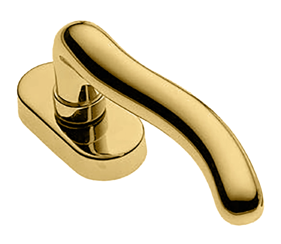 Ручка оконная SNAKE W1 OTL, цвет - золото фото купить в Астане