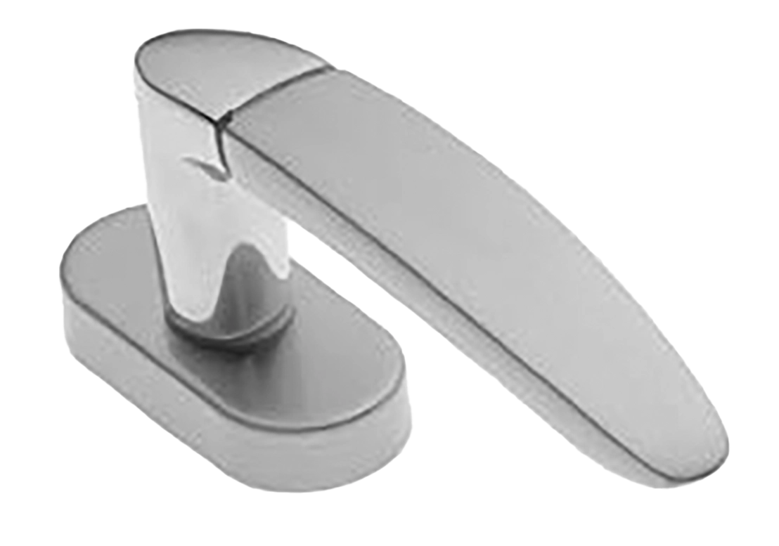 Ручка оконная SAIL W1 CSA/CRO, цвет - матовый хром/хром фото купить в Астане