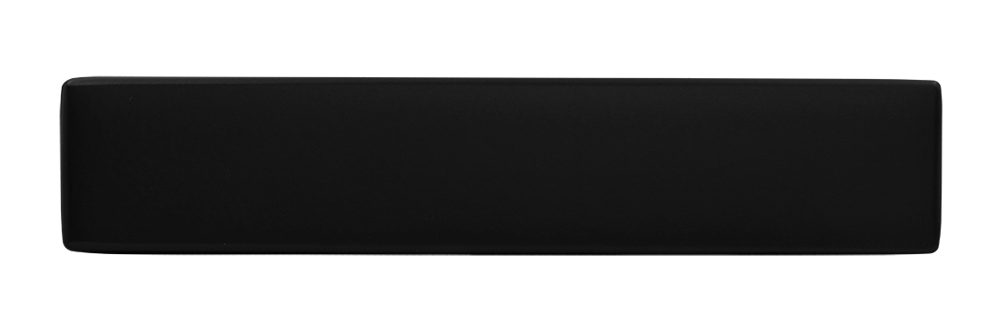 Ручка дверная SHUTTLE NERO-ST цвет черный soft-touch, ЦАМ фото купить в Астане