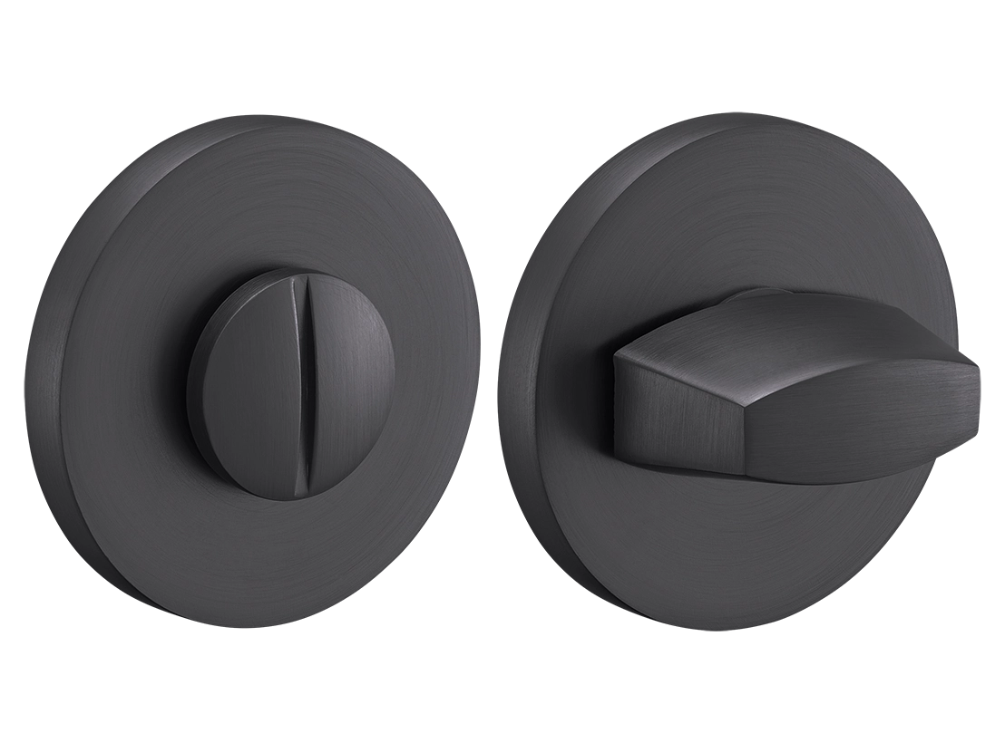 Завертка сантехническая MH-WC-R6 GR на круглой розетке, цвет графит, ЦАМ фото купить Астана