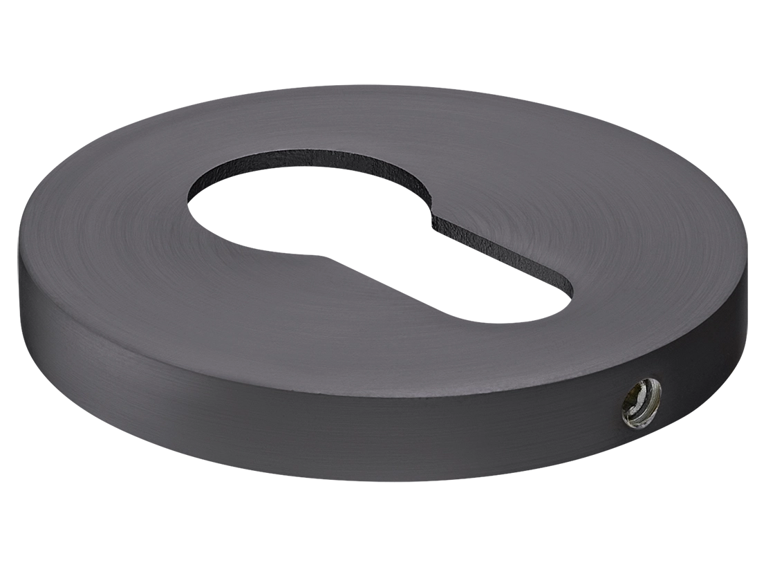 Накладка на замок MH-KH-R6 GR на круглой розетке, цвет матовый графит фото купить Астана