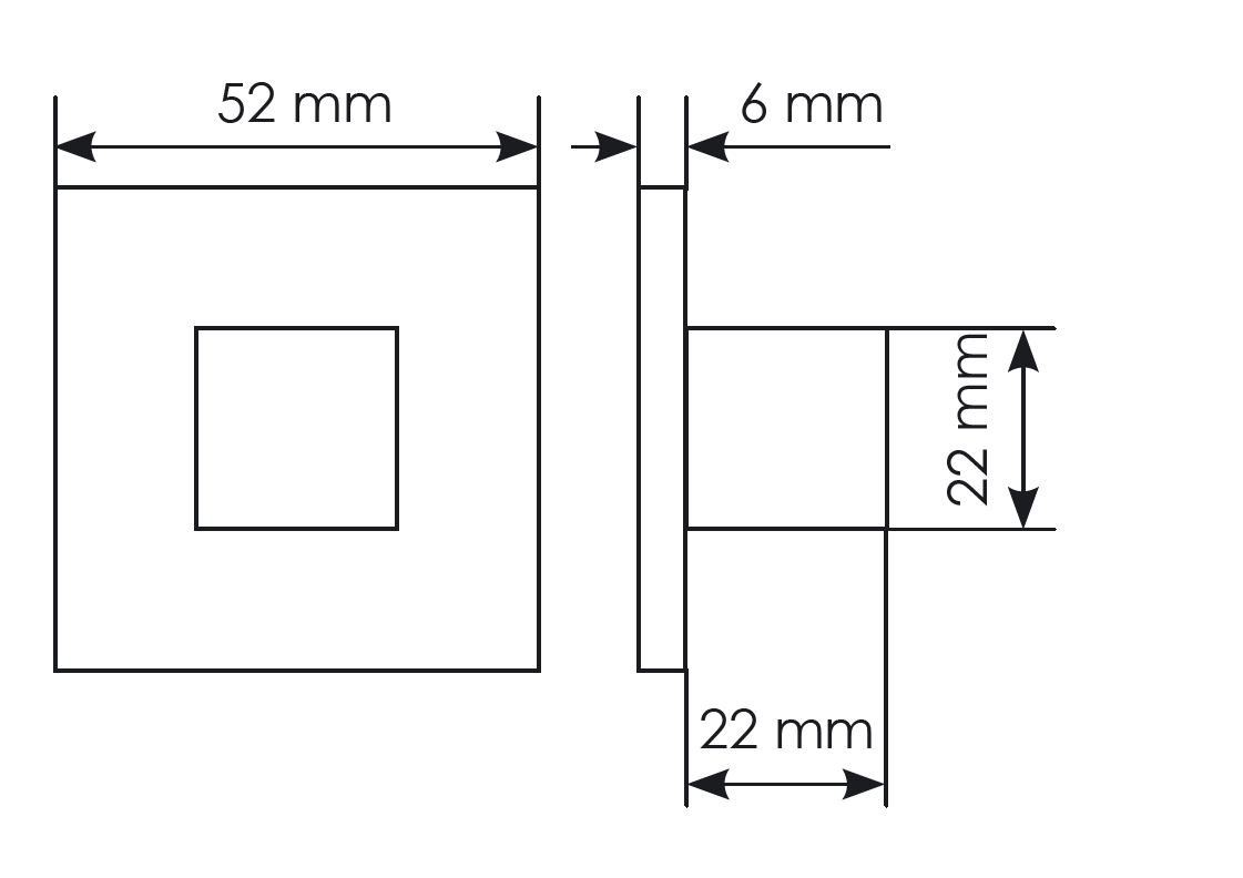 Комплект дверных ручек MH-55-S6 BL + завертка сантехническая MH-WC-S6 BL, цвет черный фото фурнитура Астана