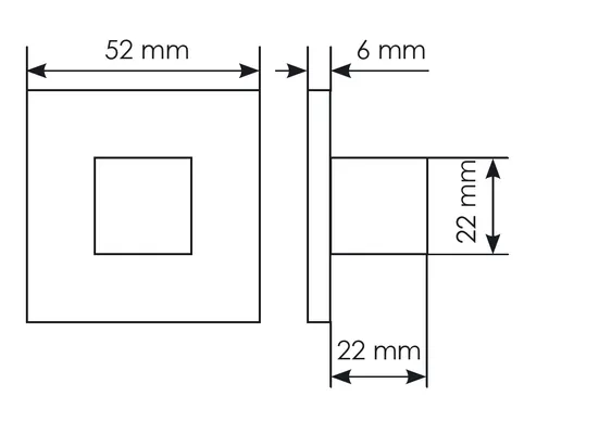 Комплект дверных ручек MH-54-S6 BL с заверткой MH-WC-S6 BL + замок M1895 BL, цвет черный фото дверная фурнитура Астана