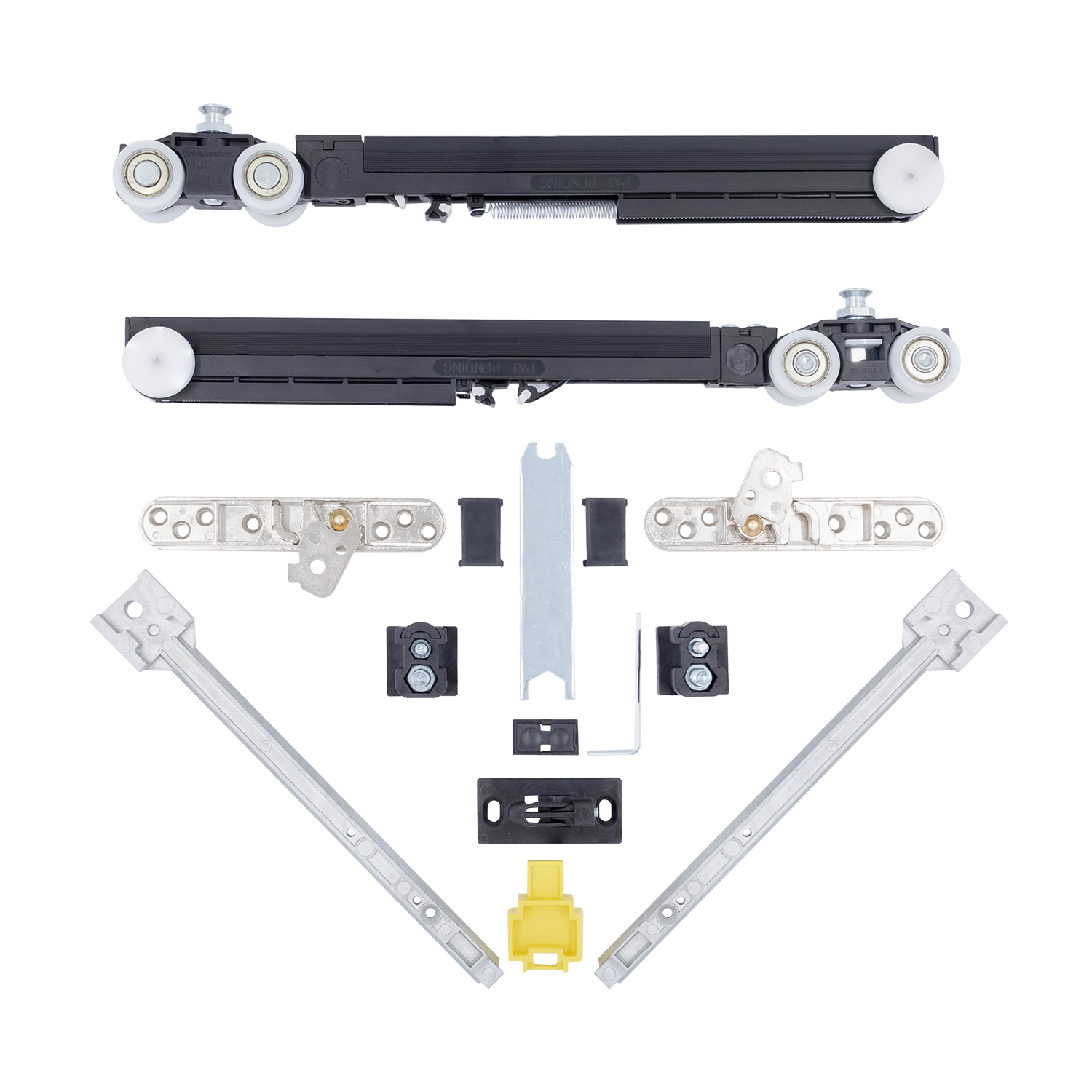 Комплект роликов SLIDING SET 2 40kg NEW, два доводчика, дверь до 40кг фото купить Астана