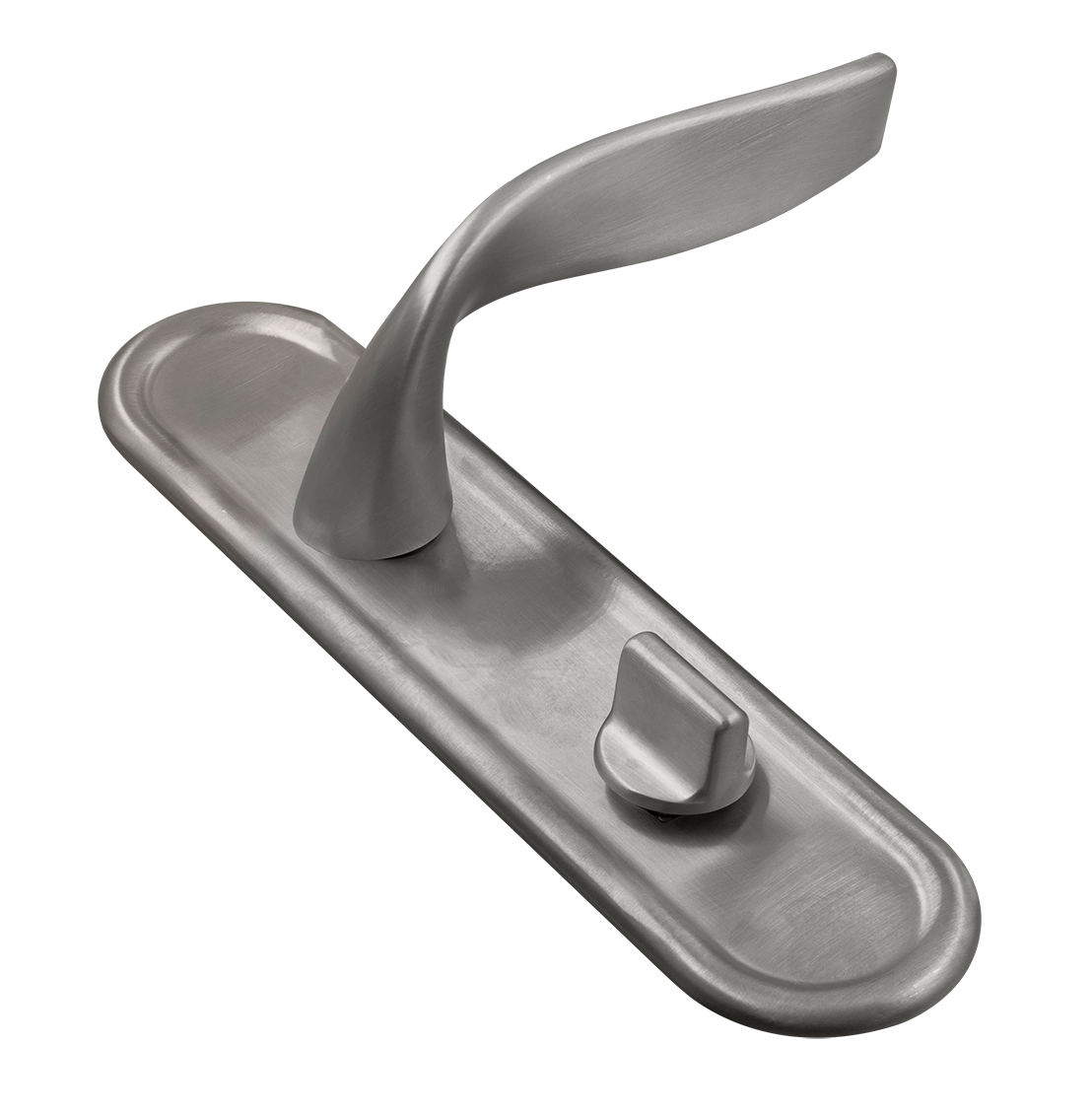 Ручка дверная SKYSCRAPER PLR WF на планке, цвет Зимняя стужа/Winter Frost фото купить Астана