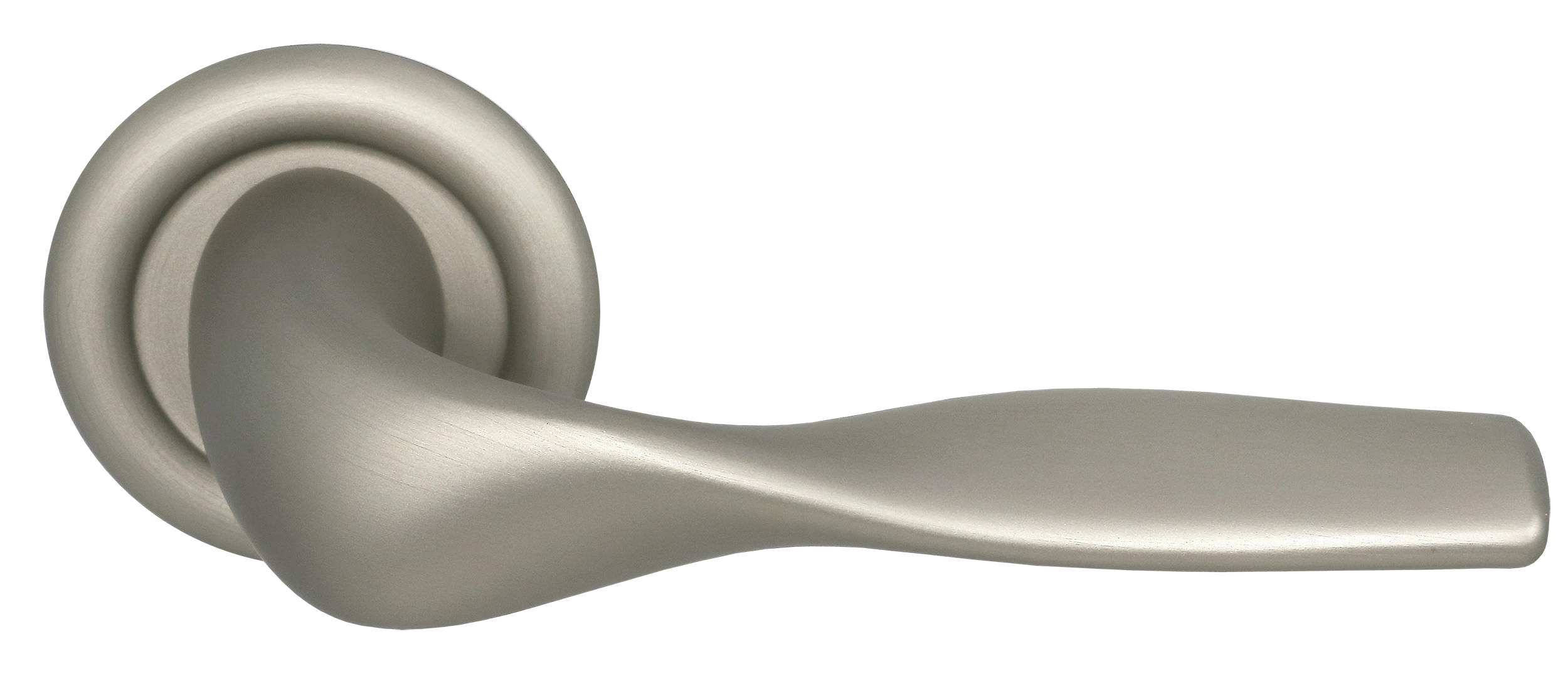 Ручка дверная LVB R7 SMI на круглой розетке, цвет Весенняя дымка/Spring Mist фото купить Астана