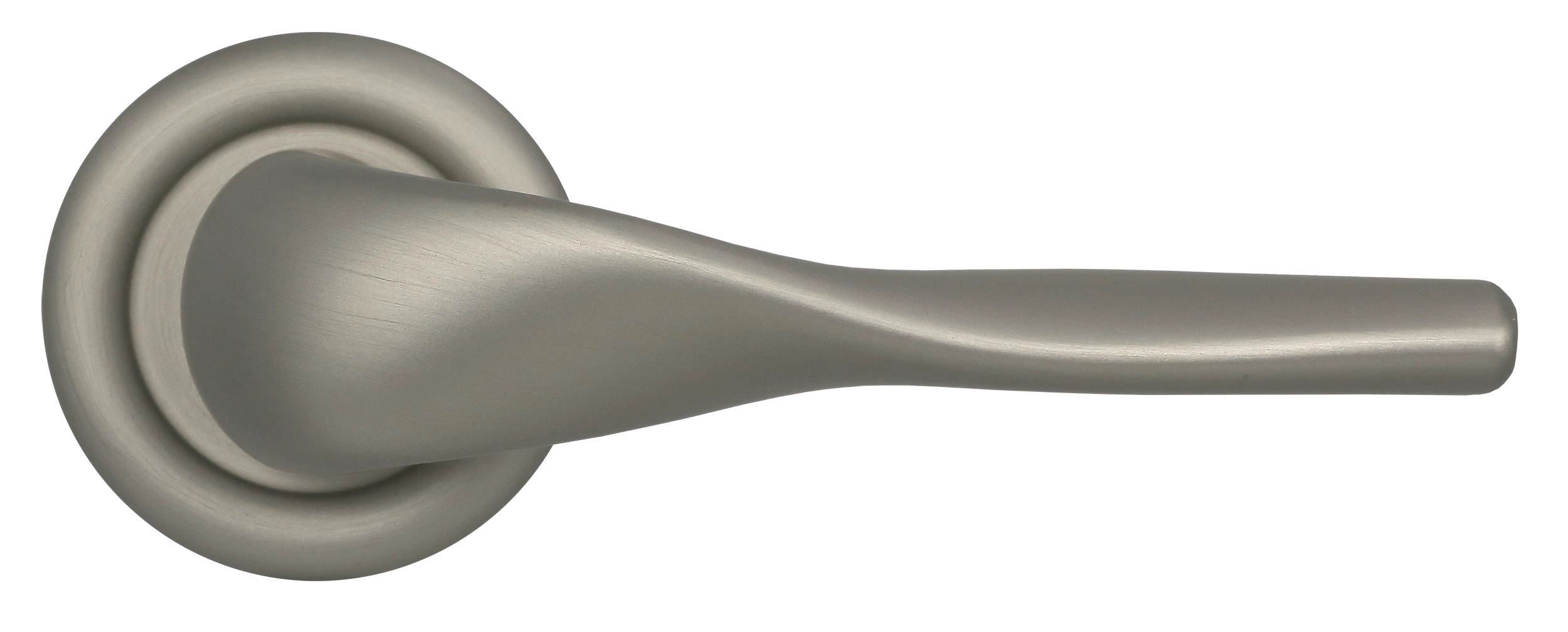 Ручка дверная LVB R7 SMI на круглой розетке, цвет Весенняя дымка/Spring Mist фото купить в Астане