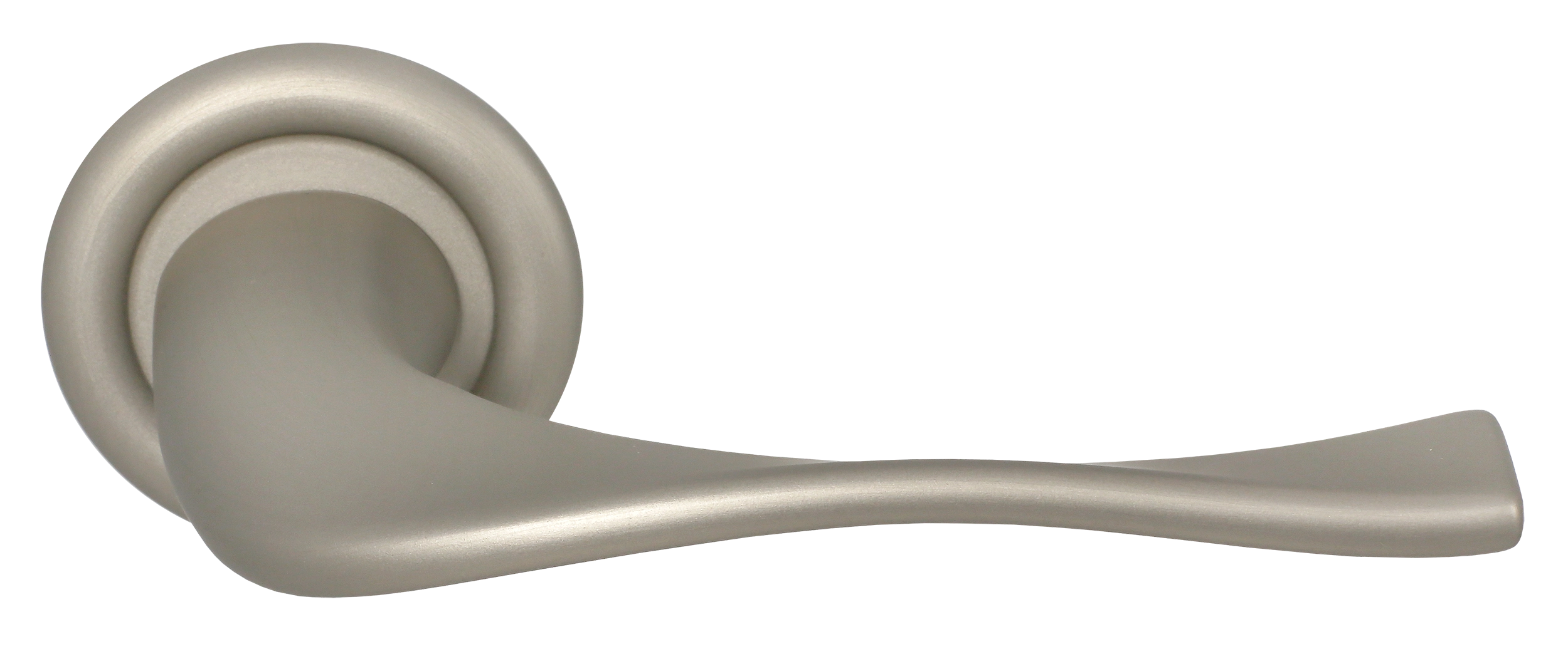 Ручка дверная SKYSCRAPER R7 SMI на круглой розетке, цвет Весенняя дымка/Spring Mist фото купить Астана