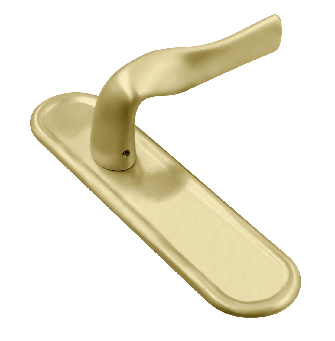 Ручка дверная LVB PLR AH на планке, цвет Осенний мёд/Autumn Honey фото купить Астана