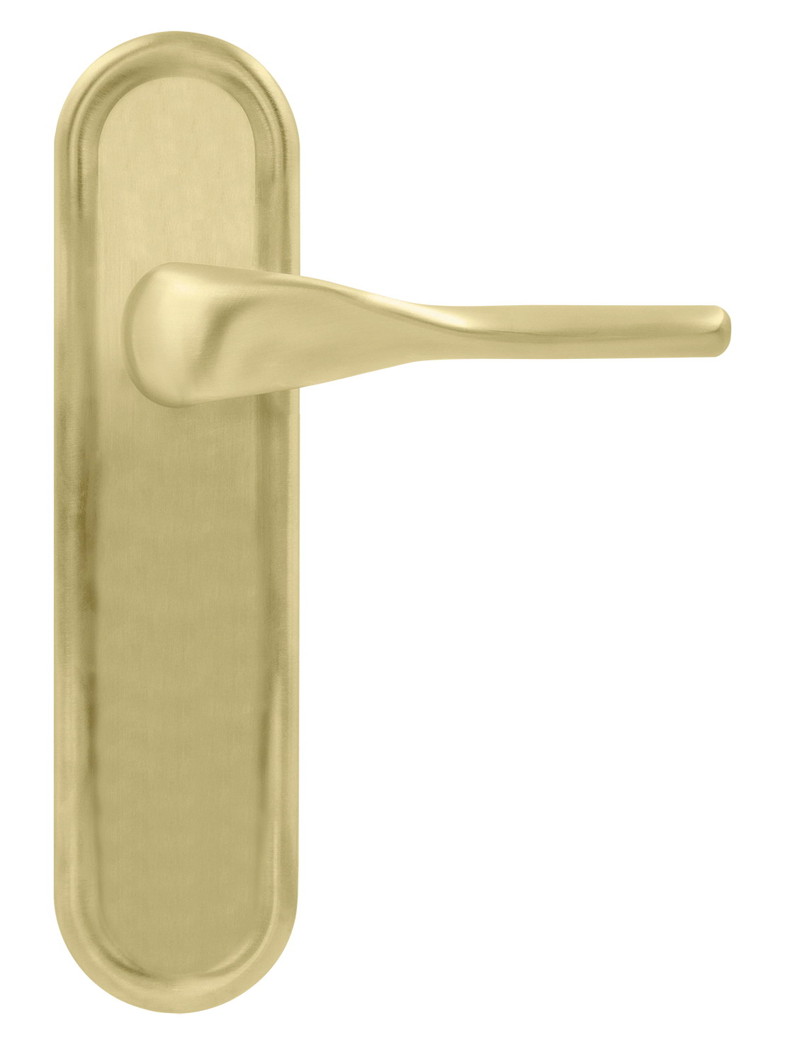 Ручка дверная LVB PLR AH на планке, цвет Осенний мёд/Autumn Honey фото купить в Астане