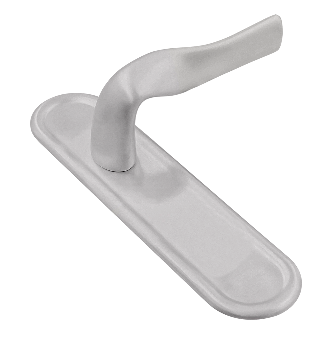 Ручка дверная LVB PLR SSW на планке, цвет Стокгольмский снегопад/Stockholm Snowfall фото купить Астана