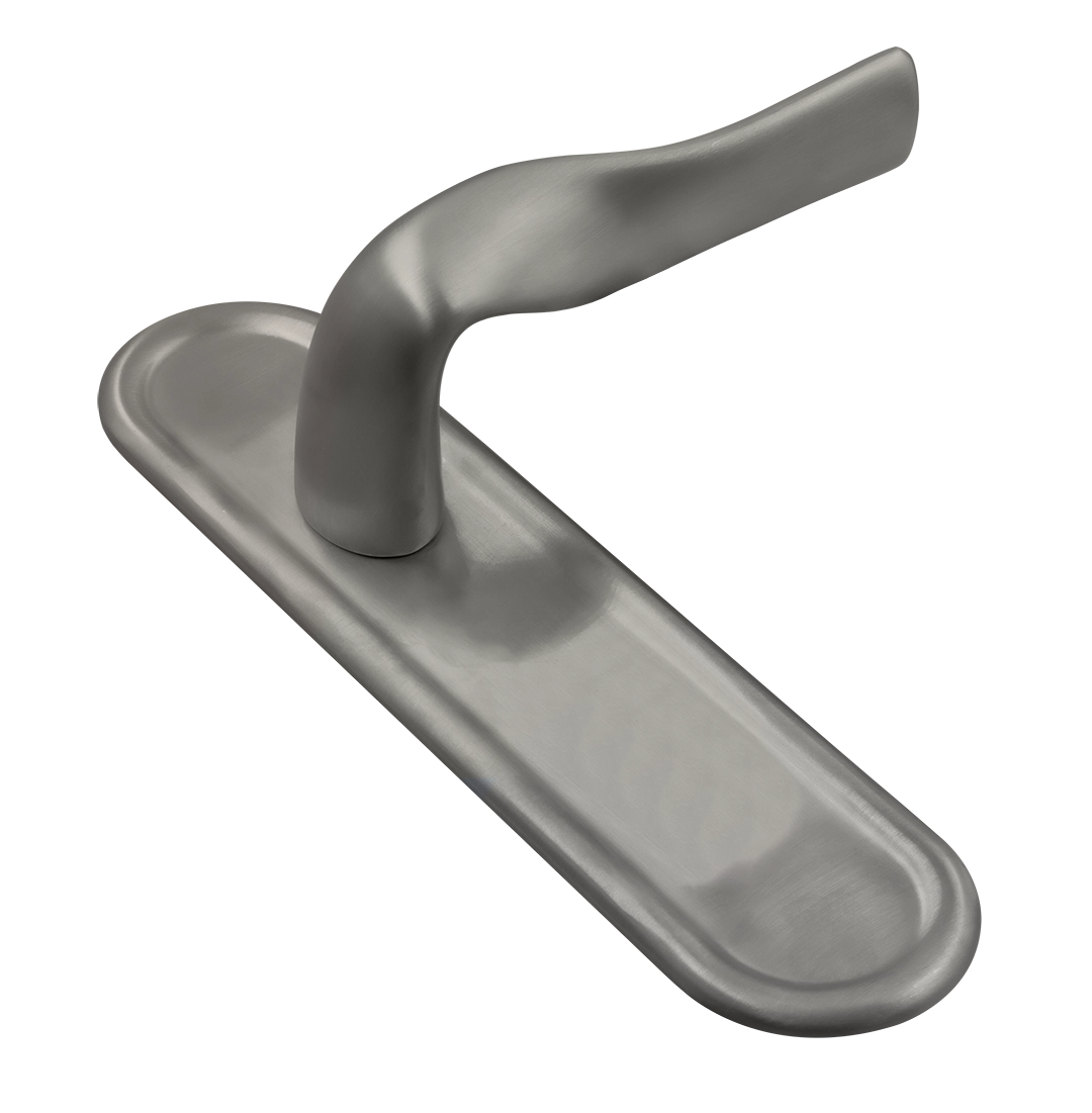 Ручка дверная LVB PLR WF на планке, цвет Зимняя стужа/Winter Frost фото купить Астана