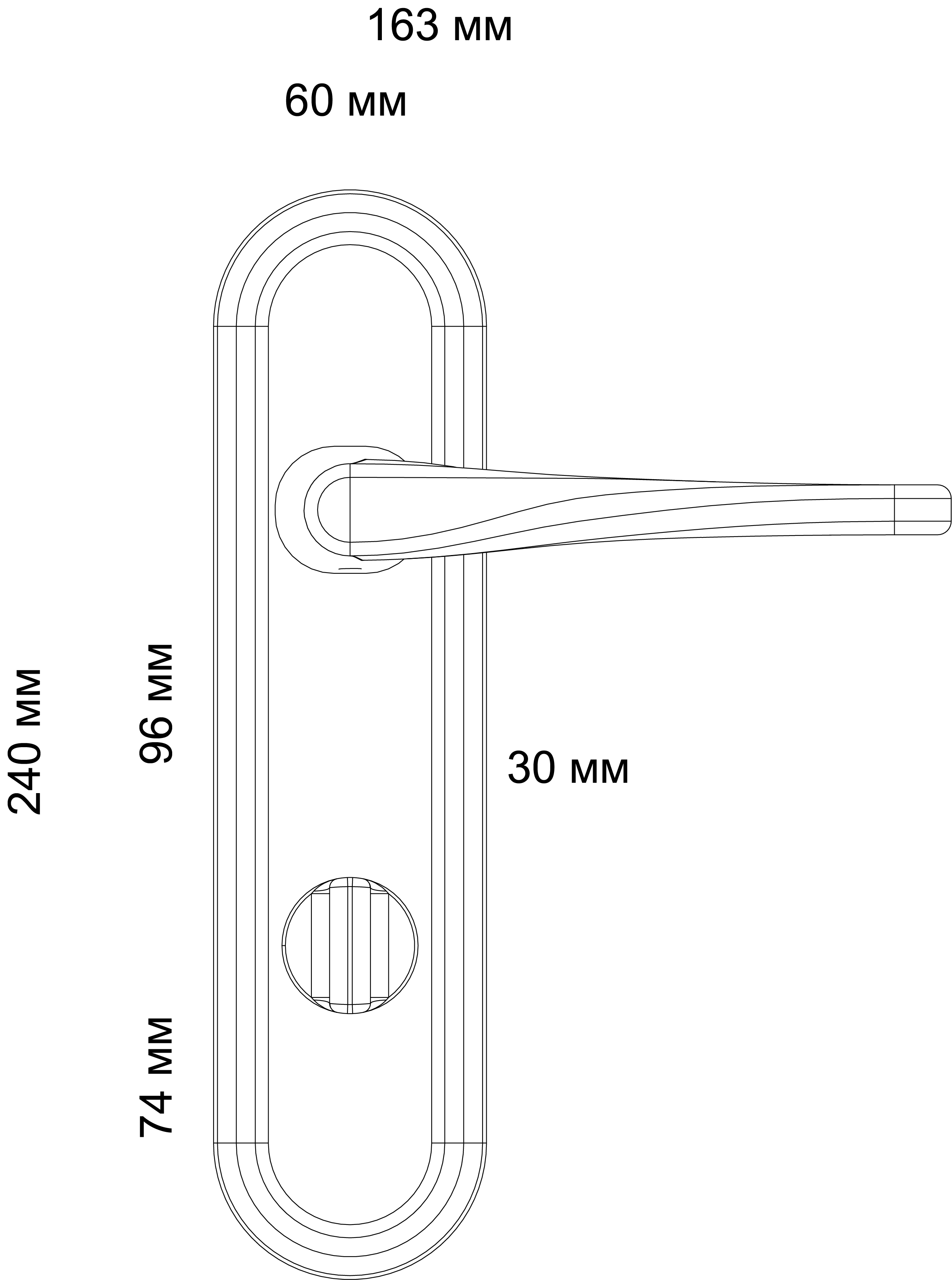 Ручка дверная THE OLYMPICS PLR WF на планке, цвет Зимняя стужа/Winter Frost фото фурнитура Астана